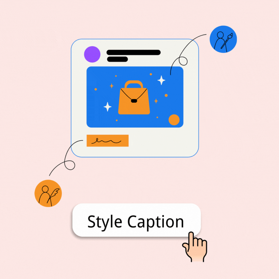 Step 2: Style Your Caption - EasyComment