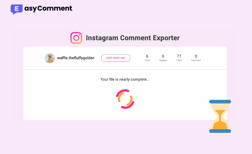 Step 2: Click Export - EasyComment